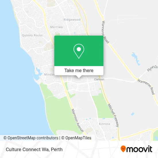 Mapa Culture Connect Wa
