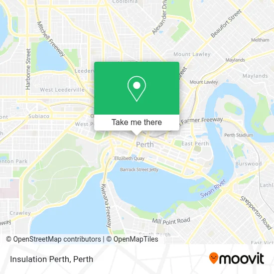 Insulation Perth map