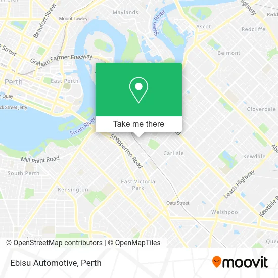 Mapa Ebisu Automotive