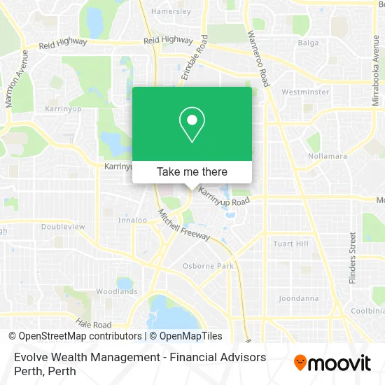 Mapa Evolve Wealth Management - Financial Advisors Perth