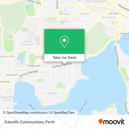 Mapa Edenlife Communities