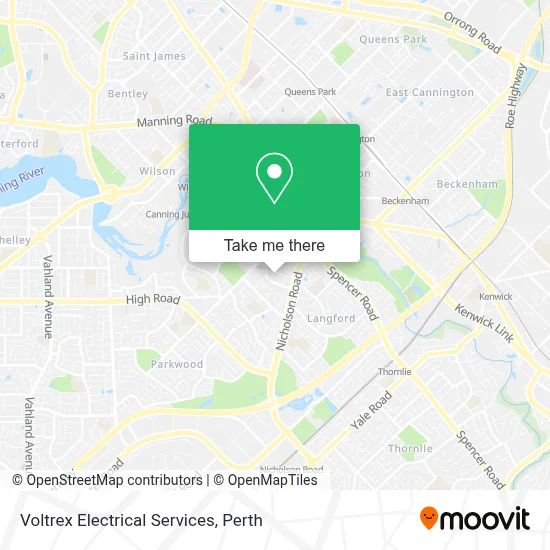 Mapa Voltrex Electrical Services