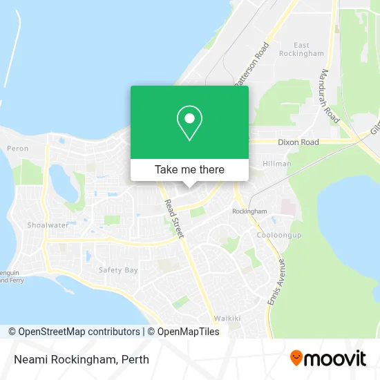Neami Rockingham map