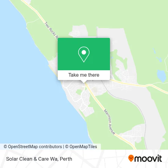 Solar Clean & Care Wa map
