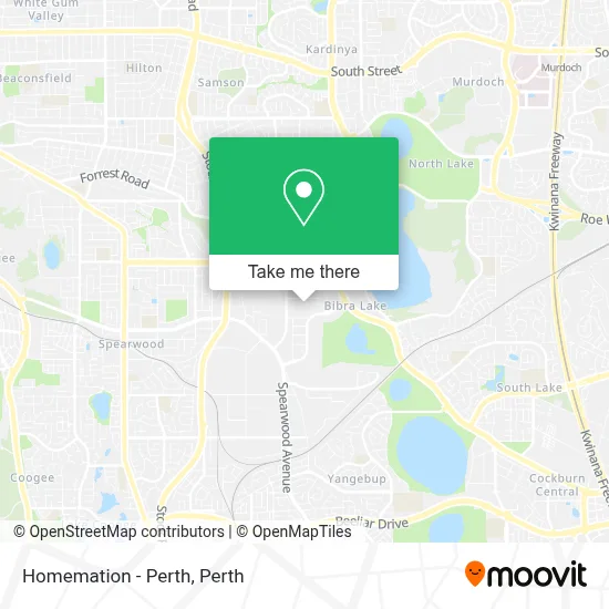 Mapa Homemation - Perth