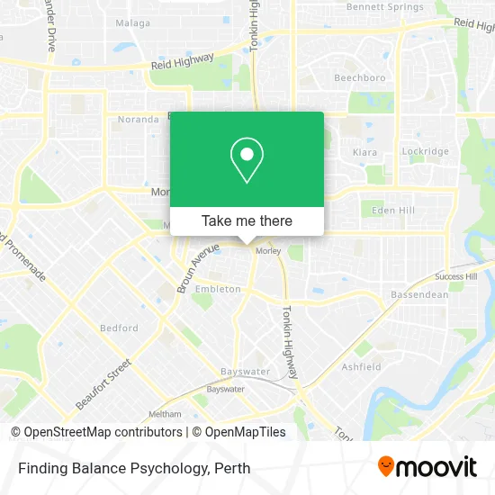 Mapa Finding Balance Psychology