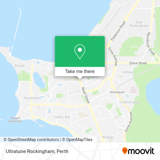 Mapa Ultratune Rockingham