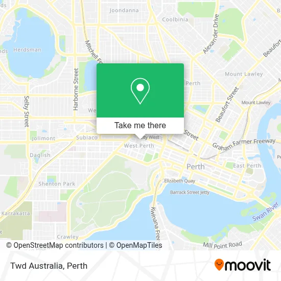 Mapa Twd Australia