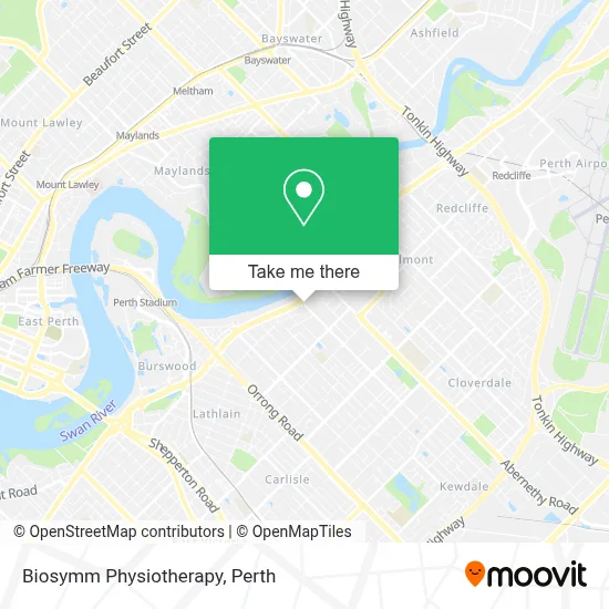 Mapa Biosymm Physiotherapy