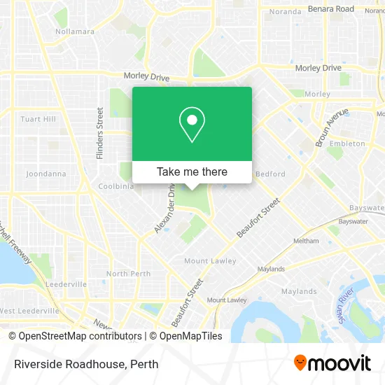 Mapa Riverside Roadhouse
