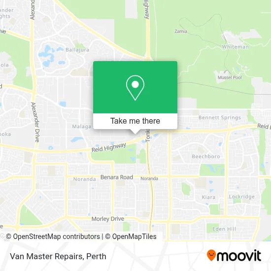 Mapa Van Master Repairs