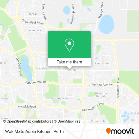 Mapa Wok Mate Asian Kitchen