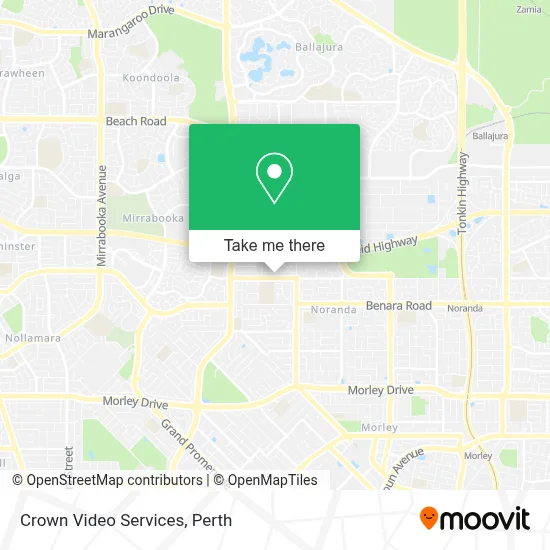 Mapa Crown Video Services