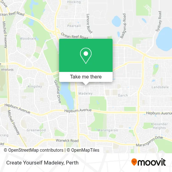 Mapa Create Yourself Madeley