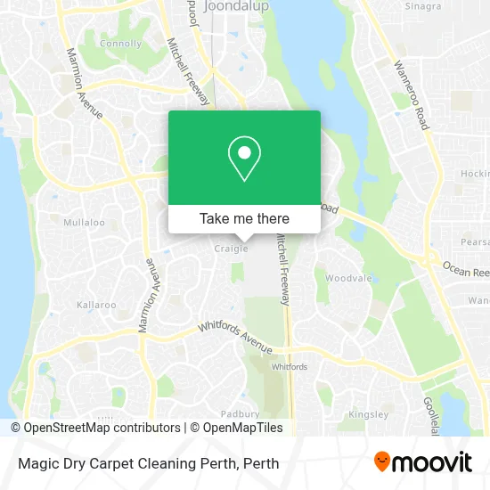 Mapa Magic Dry Carpet Cleaning Perth