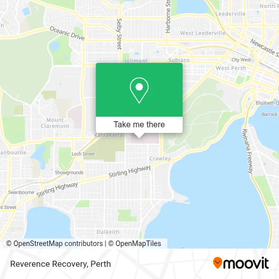 Reverence Recovery map