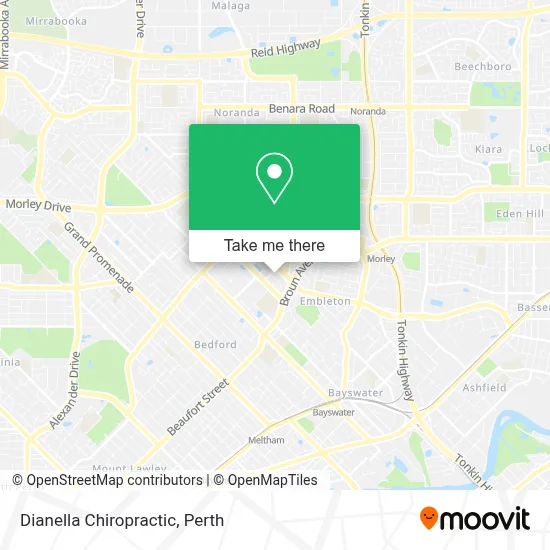 Dianella Chiropractic map