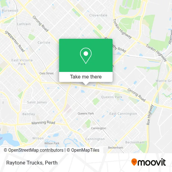 Mapa Raytone Trucks