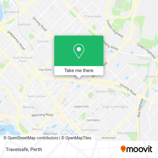 Mapa Travelsafe
