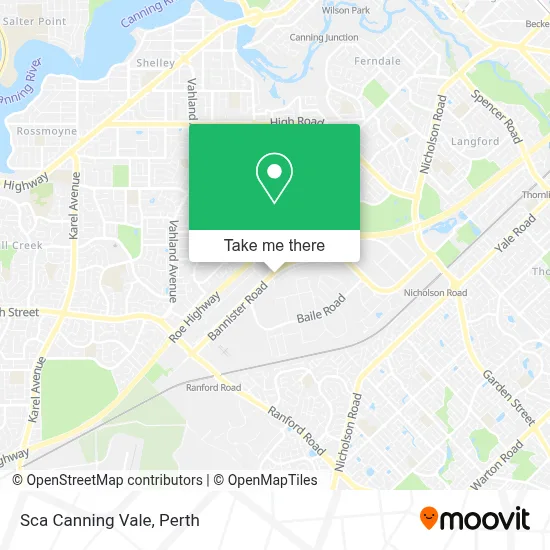 Mapa Sca Canning Vale
