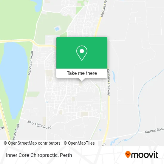 Mapa Inner Core Chiropractic