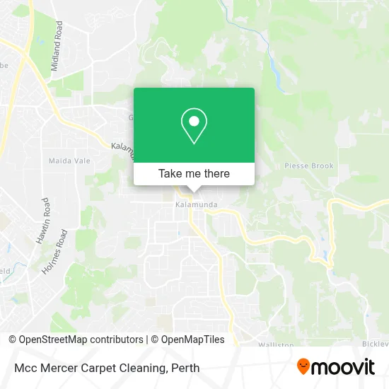 Mapa Mcc Mercer Carpet Cleaning