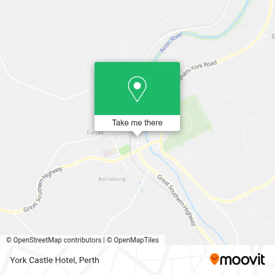 Mapa York Castle Hotel