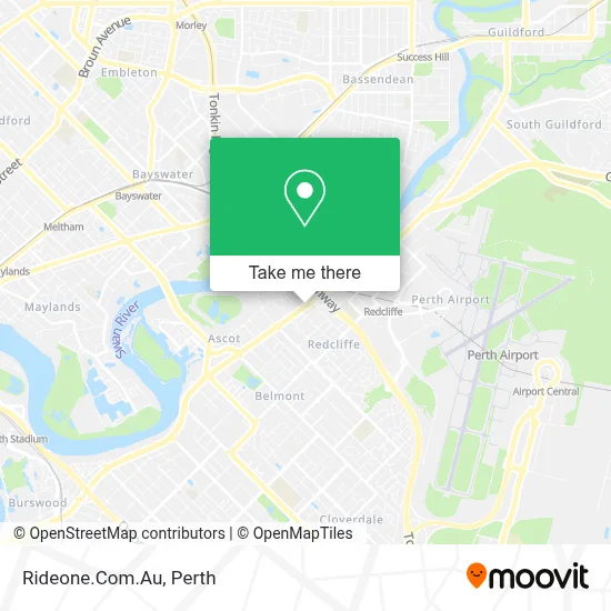 Mapa Rideone.Com.Au