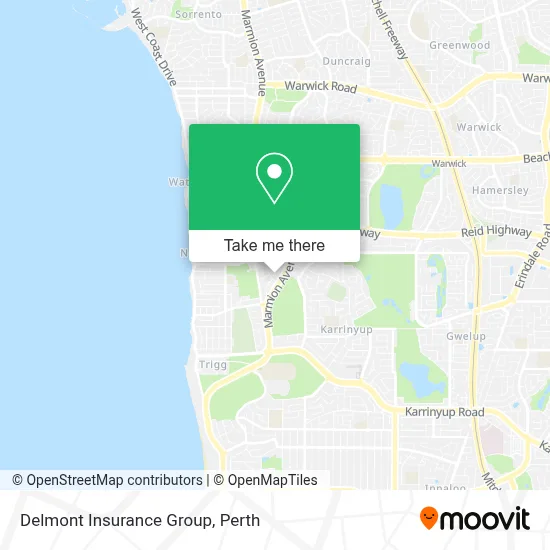 Mapa Delmont Insurance Group