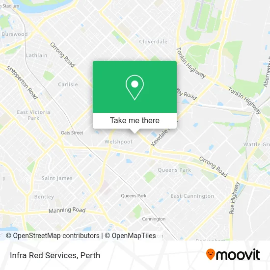 Mapa Infra Red Services