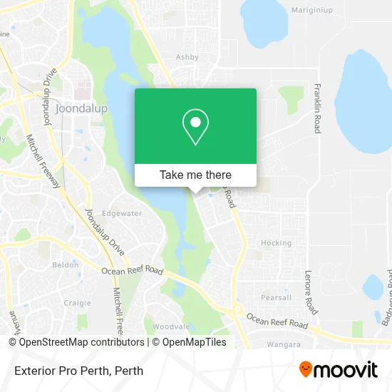 Mapa Exterior Pro Perth