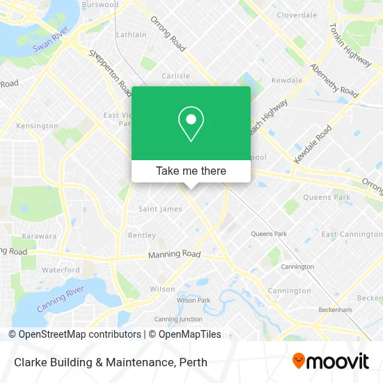 Mapa Clarke Building & Maintenance