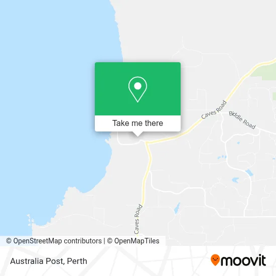 Mapa Australia Post