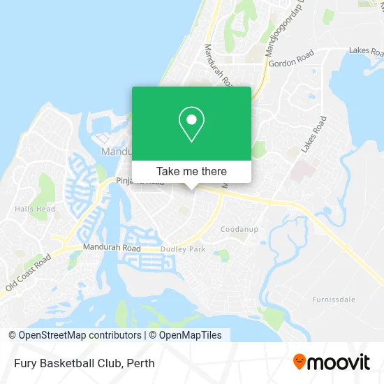 Mapa Fury Basketball Club