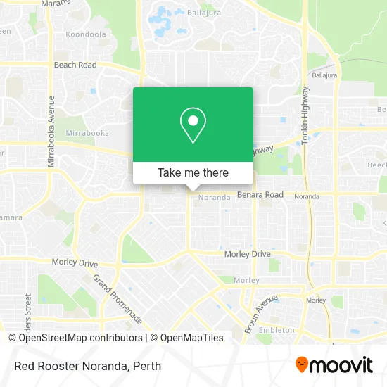 Mapa Red Rooster Noranda