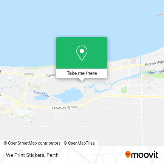 Mapa We Print Stickers
