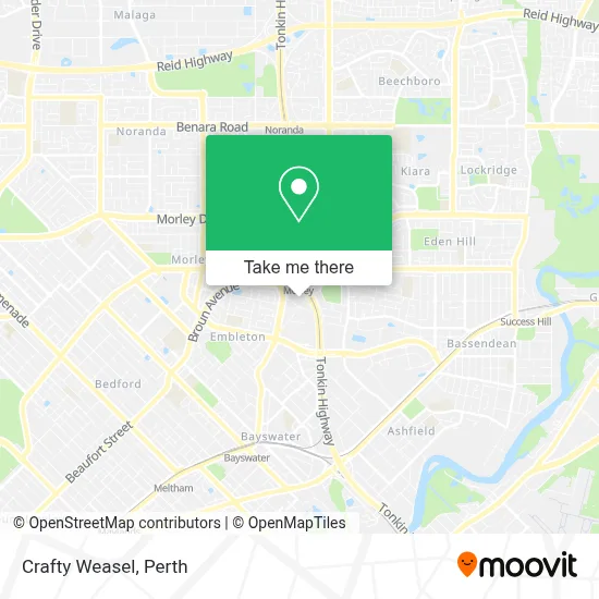 Mapa Crafty Weasel
