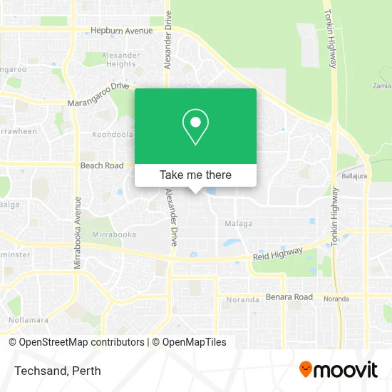 Techsand map