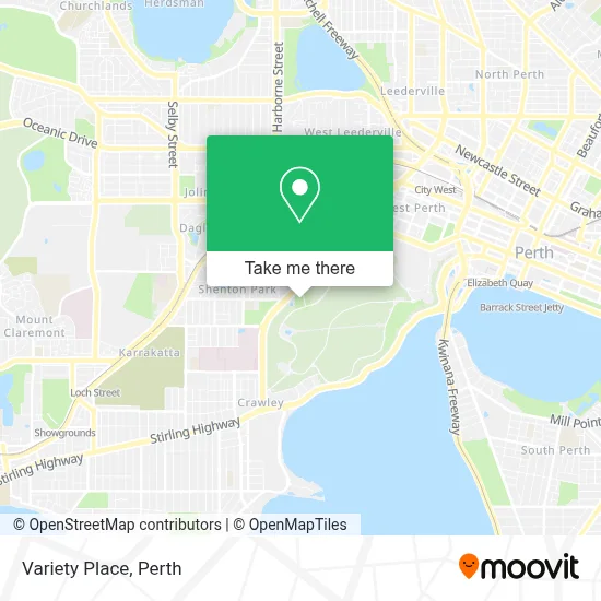 Mapa Variety Place