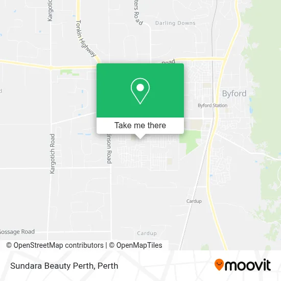 Mapa Sundara Beauty Perth