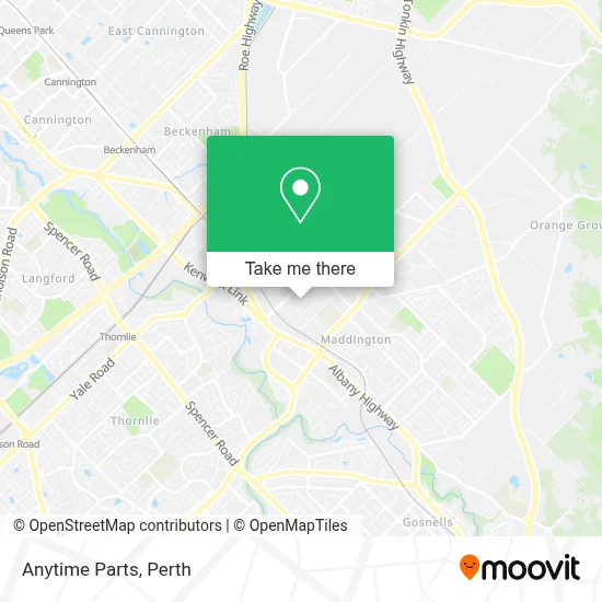 Mapa Anytime Parts