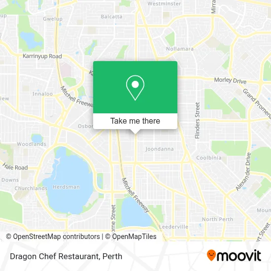 Mapa Dragon Chef Restaurant