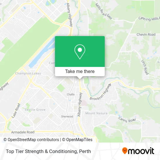 Mapa Top Tier Strength & Conditioning