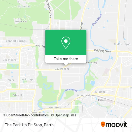 Mapa The Perk Up Pit Stop