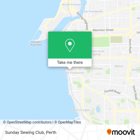 Mapa Sunday Sewing Club