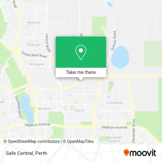 Mapa Safe Central