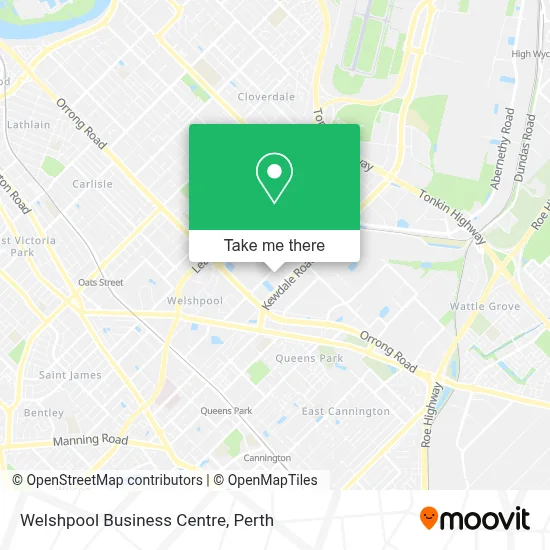 Mapa Welshpool Business Centre