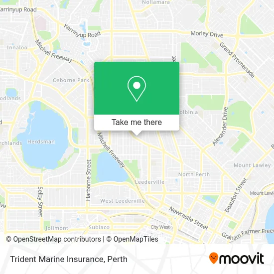 Mapa Trident Marine Insurance
