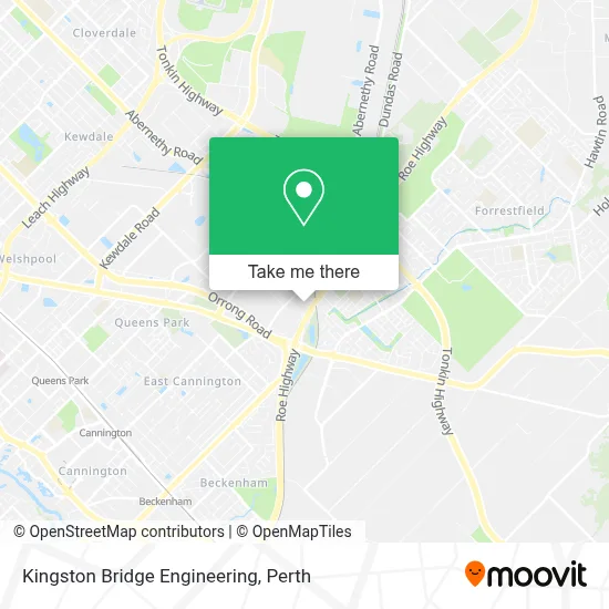 Mapa Kingston Bridge Engineering