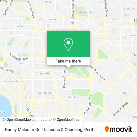 Danny Malcolm Golf Lessons & Coaching map